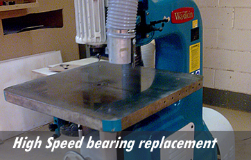 High Speed bearing replacement